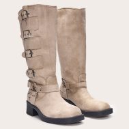 5b2e21bd658c578b050563e4a570502de8c61448_CNL7572_2_cream_faux_suede_round_toe_multi_buckle_harness_knee_high_boots