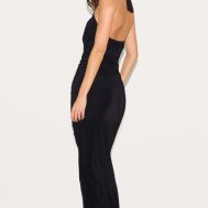 5b43ab856e1f5c3aff1663eb792ba19764823d33_CNM8001_2_black_double_layered_cut_out_ruched_maxi_dress