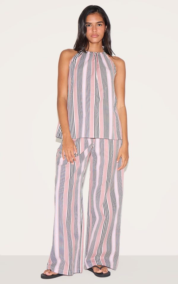 5bc638837d6627272701a38d104c394457b908ac_CNM3258_3_pink_striped_halterneck_top