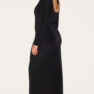 5bc91ebf1eaf25ef26e20a8f049800a63f135e31_CNM3027_2_plus_black_double_layer_slinky_flared_sleeve_midaxi_dress-1