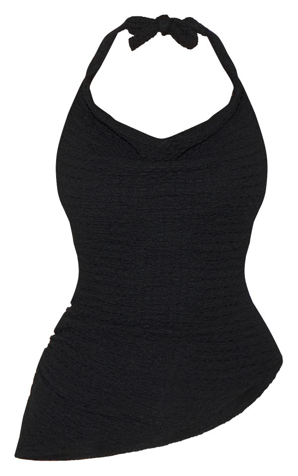 5ccbe19fb8fbbd10ca1ecb93ba80047acb6153a6_CNM8048_5_black_textured_cowl_neck_asymmetric_hem_long_top
