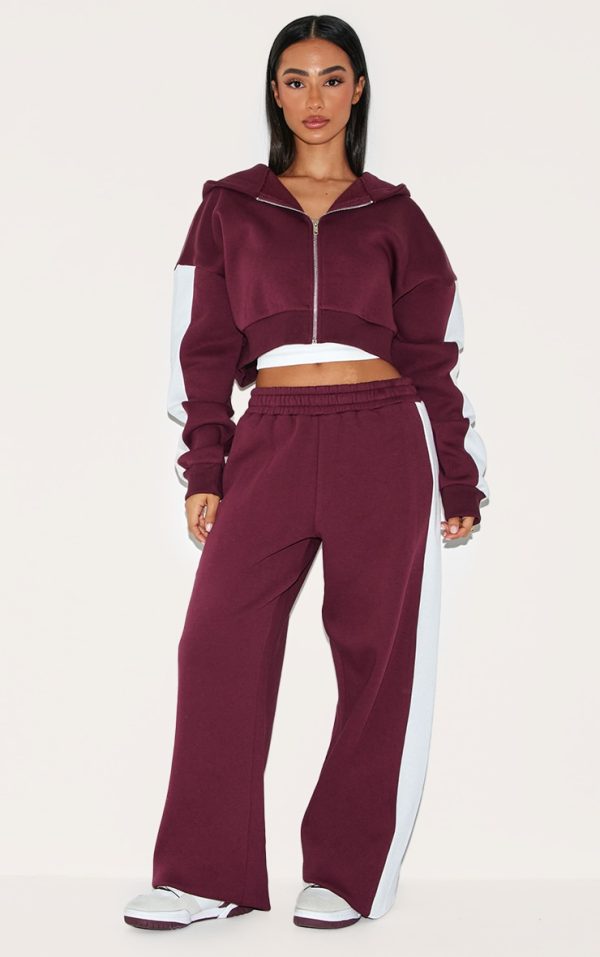 5dd514da943f461cdcc51fd2738fa324ad490b44_CNL9145_3_petite_burgundy_stripe_detail_zip_up_hoodie