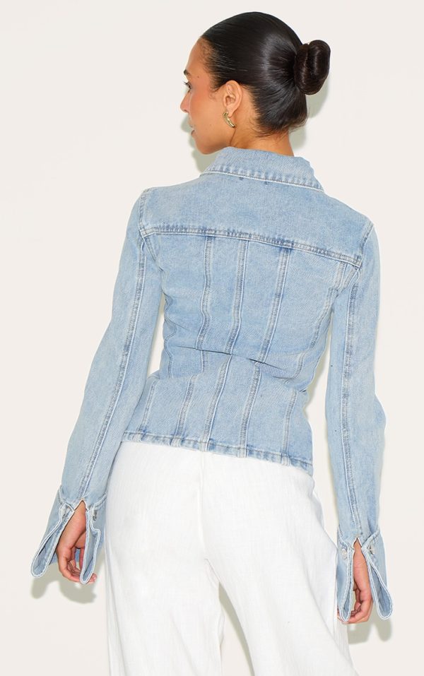 5deff66a95734a5e21573f016d559ee280abf197_CNM4215_2_petite_blue_fitted_seam_detail_denim_jacket