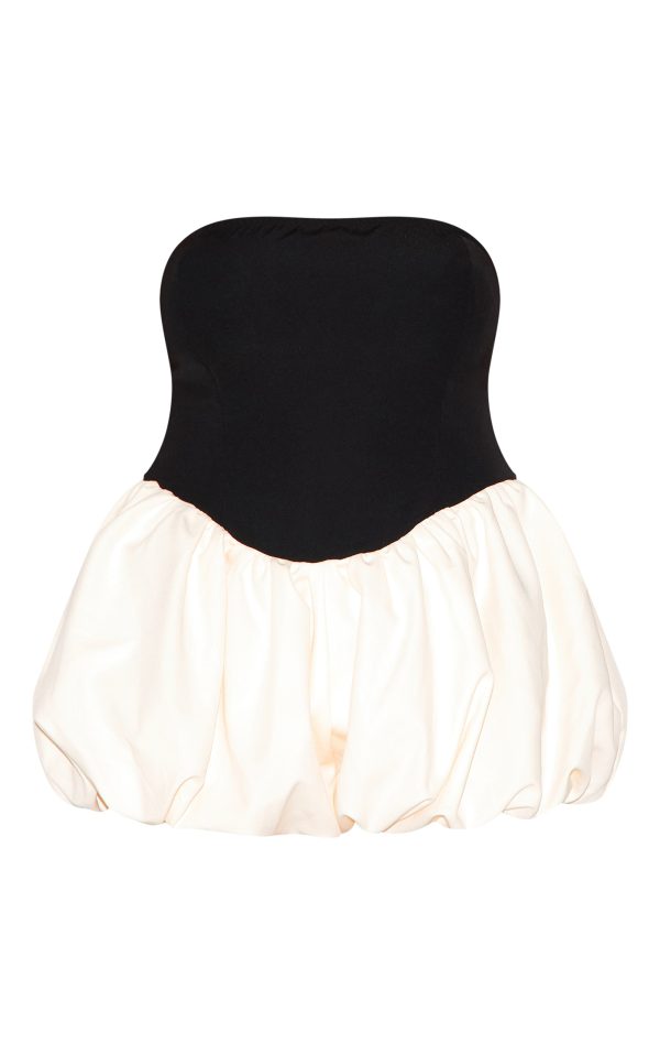 5e7caab11042cb054b82564370548575145ae45b_CNM2023_5_plus_black_contrast_woven_bandeau_puffball_playsuit