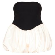 5e7caab11042cb054b82564370548575145ae45b_CNM2023_5_plus_black_contrast_woven_bandeau_puffball_playsuit