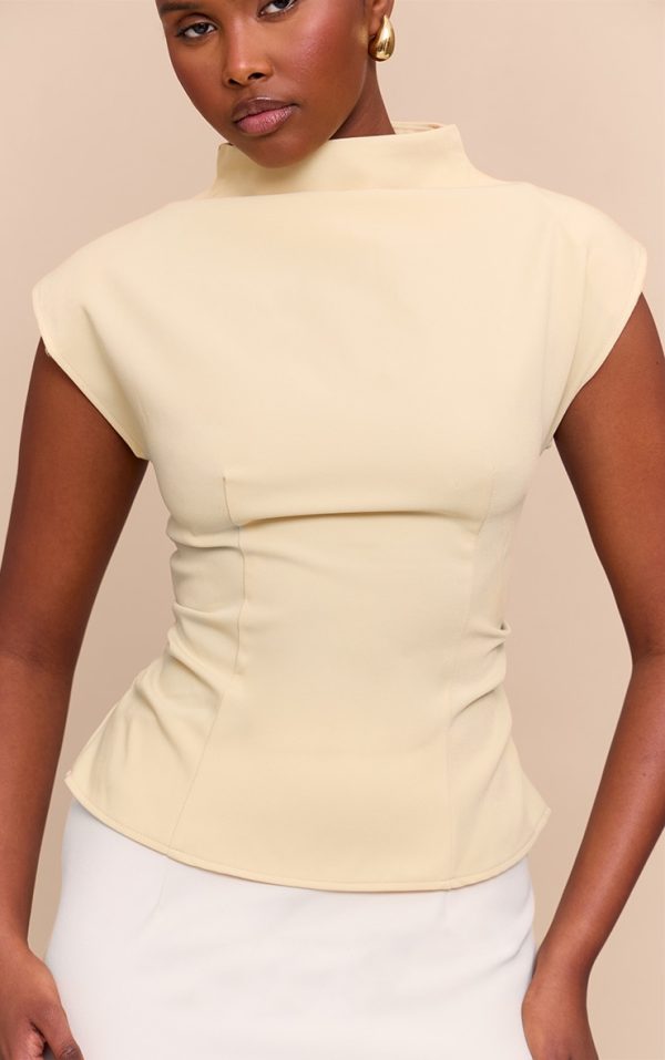 5eb479cfd1790734e4f1e99c5f2486ca511a5b70_CNM8378_4_butter_yellow_ruched_woven_shoulder_pad_top