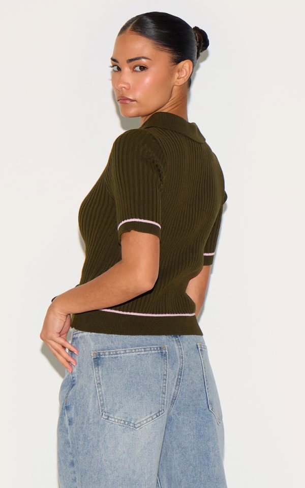 5eb6b626d7f5959711b9b0a6225a138aa4bf8887_CNM9033_2_petite_moss_green_knitted_polo_top