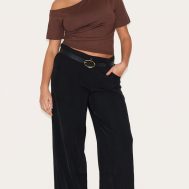 5efe488cf081aa9f3f4fd4694ccdecc4a6a5b0a8_CNL8310_3_plus_chocolate_basic_knit_asymmetric_neckline_top