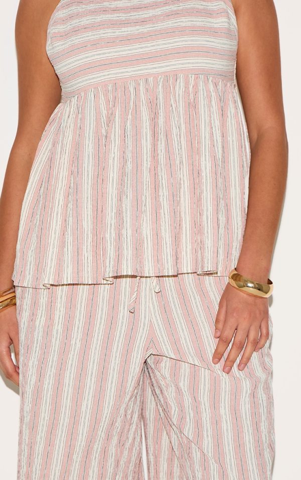 5f57d4e7708f3d9ddf27571056b05368a6eaf65c_CNM3417_4_plus_pink_woven_textured_striped_straight_leg_trousers