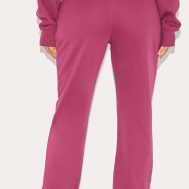 5f933f1c550e5e3ac7314304e1b5f97900d3edb9_CNM0091_3_shape_burgundy_ribbed_waistband_flared_trousers