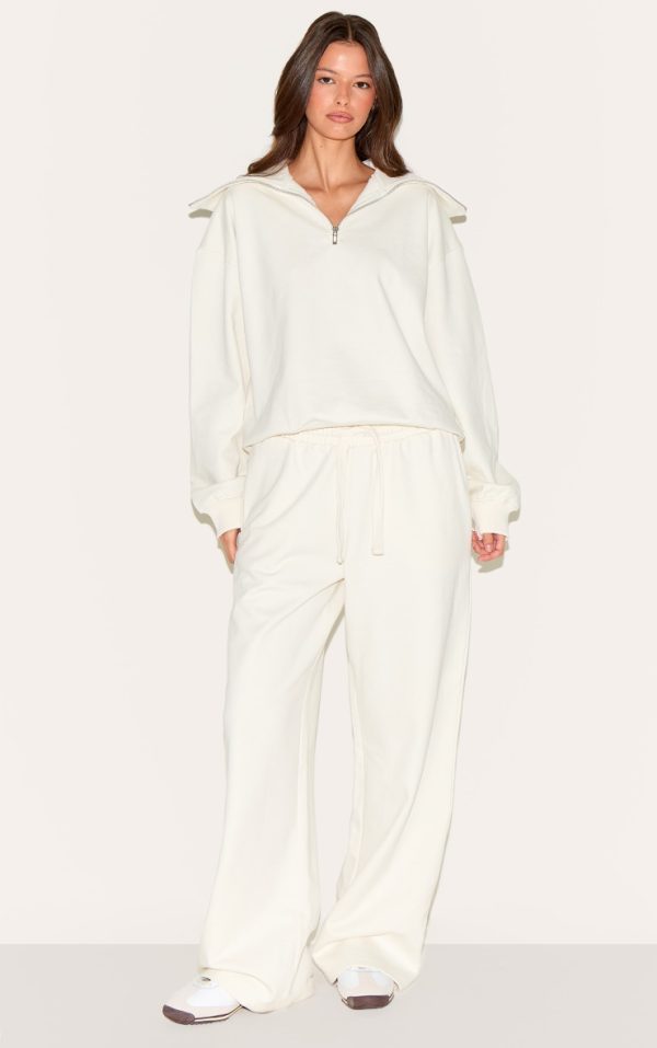 5fc64e8bcace6837e08866e9733e632d2f4b9648_CNM6491_1_cream_premium_loopback_wide_leg_joggers