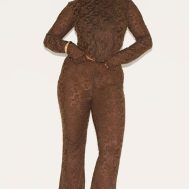 6027f571c3a934492fbd53f9b114ab9c6972cf53_CNM6453_1_shape_chocolate_textured_lace_highwaisted_flare_trousers