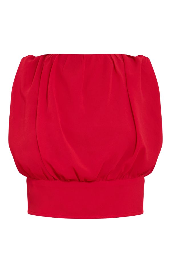 6094b14dca430be07a93fadd3cf54849509801d4_CNN1879_5_tomato_red_chiffon_ruched_crop_top