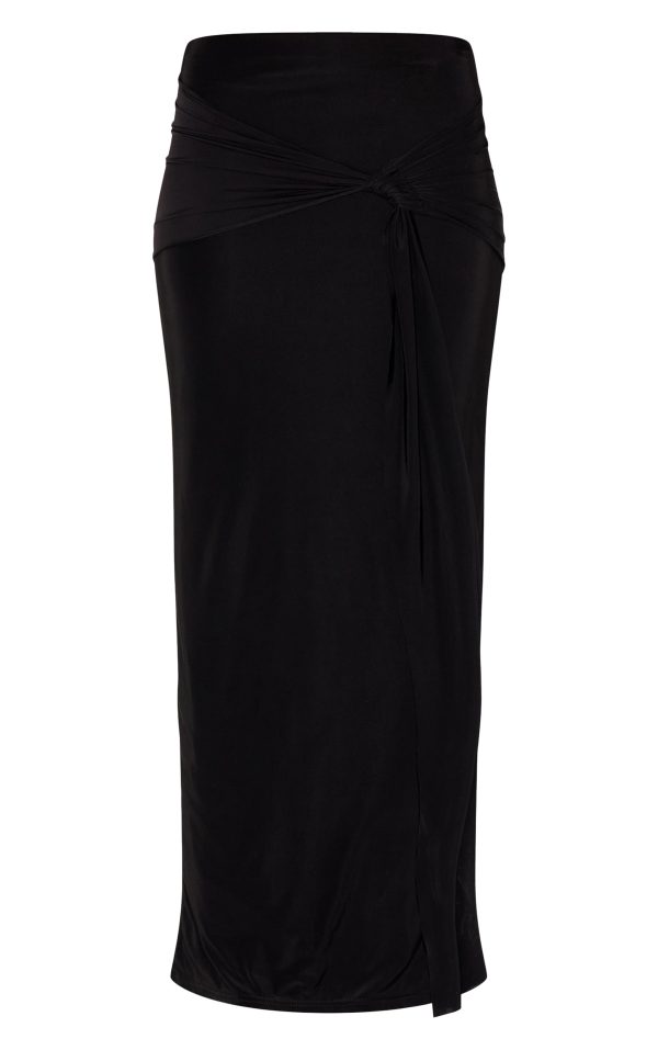 60de5cb08f94b8a5e7c0c5ee91452abd475e8822_CNM9156_5_black_double_layer_slinky_ruched_drape_maxi_skirt