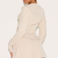 60ebb8acf6c06e494404a45a4906bc2782dd77fb_CNM1370_2_shape_pebble_woven_tailored_square_neck_ruched_side_flippy_mini_dress