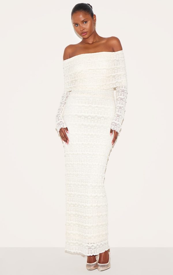 60f492d7a054f03ebe090e4a391277d5bdce0bc6_CNK1067_1_white_textured_bardot_maxi_dress
