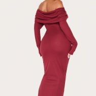 6122a2d48f9bb76e6b07c7cd3190a9da8560027a_CNL8664_2_shape_burgundy_rib_bardot_long_sleeve_maxi_dress