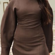 61f0d8d0ebc2cf06cb0dcc74354107486b2d2325_CNL0075_4_chocolate_tailored_long_sleeve_shift_dress