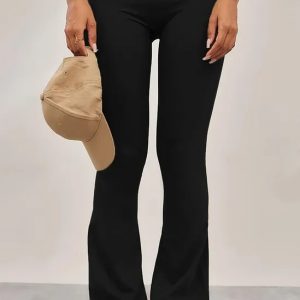 Black Ultimate Sculpt Flare Yoga Pants