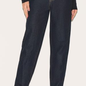 Tall Dark Indigo High Waist Mom Jeans