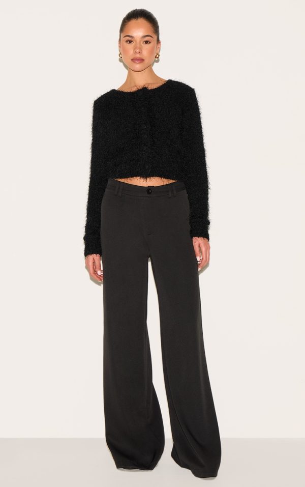6466222d71048c3ce50b9fcb8b22c675c7c992a1_CNL7706_3_black_textured_fluffy_knit_button_up_cardigan
