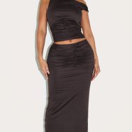 64d0555d1d75685c4eea8b4bee6b6a92404a57f2_CNL8230_1_shape_chocolate_super_soft_ruched_waist_maxi_skirt