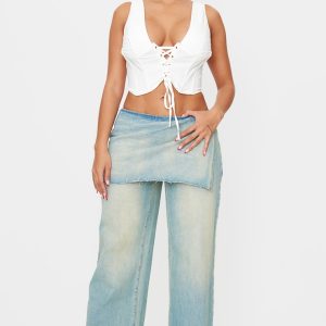 Shape Denim Skirt Look Jeans