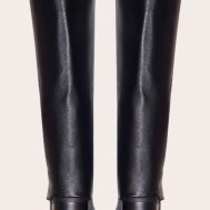 656379a553caf203a95749ef363c266ecc661a26_CNL1603_3_black_pu_round_toe_fold_over_low_block_heel_boots