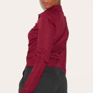 657247a3715b7a57749b2ea864b146d6b8b42602_CNL7549_2_plum_hook_and_eye_ruched_fitted_shirt
