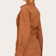 65882e6a829dd77081540deed788a48cf7ae5734_CNL6537_2_tan_twill_button_up_cinched_waist_shirt