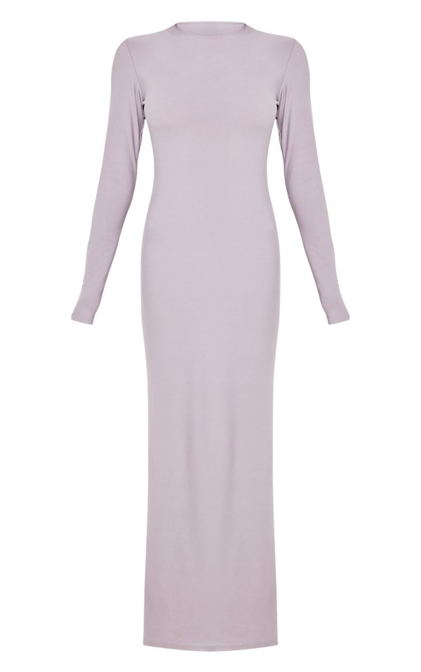66b56f85cc595a8c9365181b9b0e01bc1195d130_CNM2841_5_light_grey_soft_touch_long_sleeve_maxi_dress