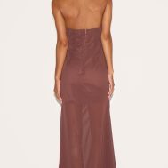 67165bf3516fdc4f9efc1e30cc0d82ec3e2e4f73_CNM1582_2_chocolate_chiffon_asymmetric_ruched_maxi_dress