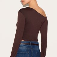 673038b714ca6b2f916016f44cad16201b4bba9e_CNM2406_2_chocolate_cotton_asymmetric_fitted_long_sleeve_top