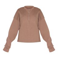 679ce6f97d46d18cb48d3ba0ab6b109d96b12ead_CNM9008_5_petite_mushroom_quarter_zip_up_sweatshirt