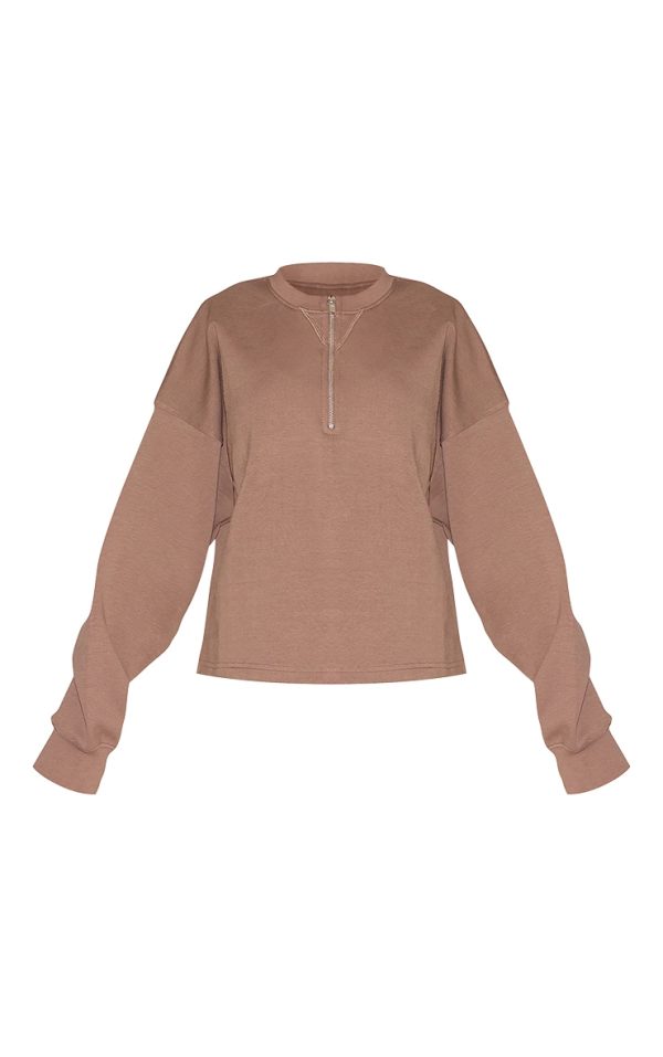 679ce6f97d46d18cb48d3ba0ab6b109d96b12ead_CNM9008_5_petite_mushroom_quarter_zip_up_sweatshirt
