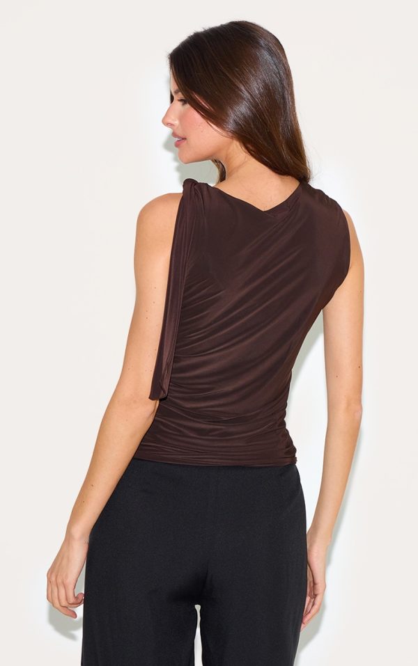67afe207d78a8a6c703a54c01b42a9ffc1b60fb8_CNM6634_2_chocolate_double_layer_slinky_shoulder_tie_detail_top