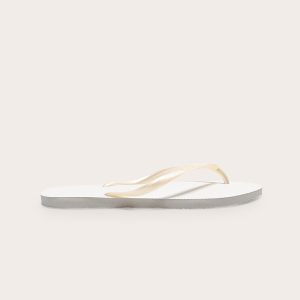 White Havaianas Slim