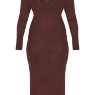 68149db4195281ea3f9d312d165b8f3d09d89b7f_CMZ2496_5_plus_chocolate_half_zip_collared_detail_midaxi_dress