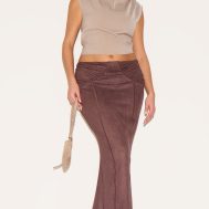 686d992a5c851bcefc01354e94513f460eea8981_CNM2552_1_plus_chocolate_faux_suede_ruching_waist_detail_maxi_skirt-1