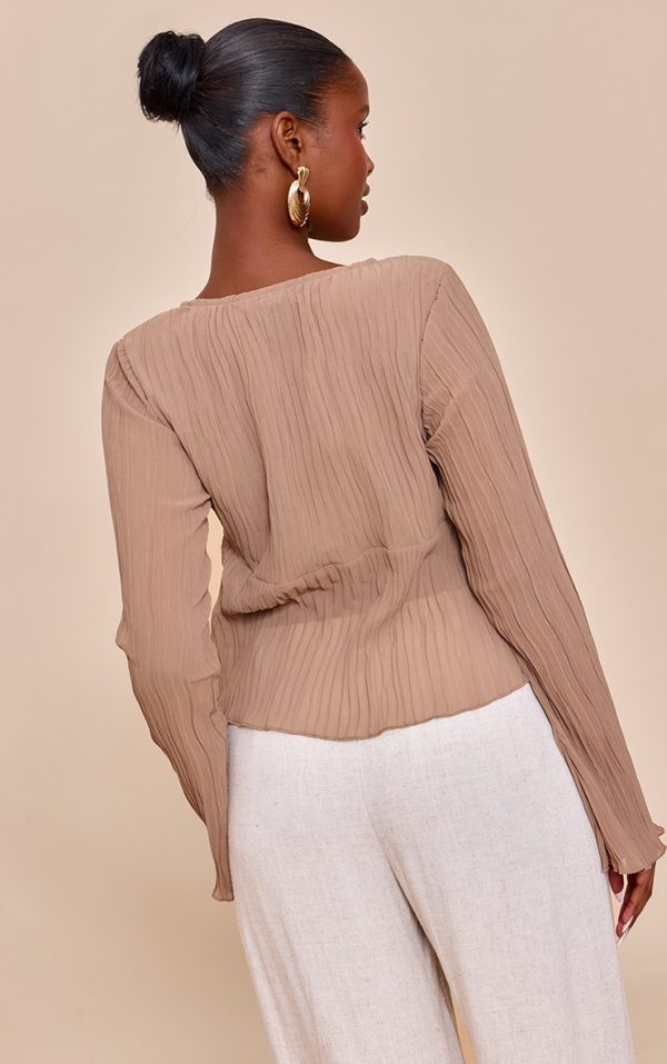 688747da008bfcab7ca738b7566aed75ac0aedb7_CNN0898_2_mushroom_sheer_plisse_tie_front_flute_sleeve_blouse