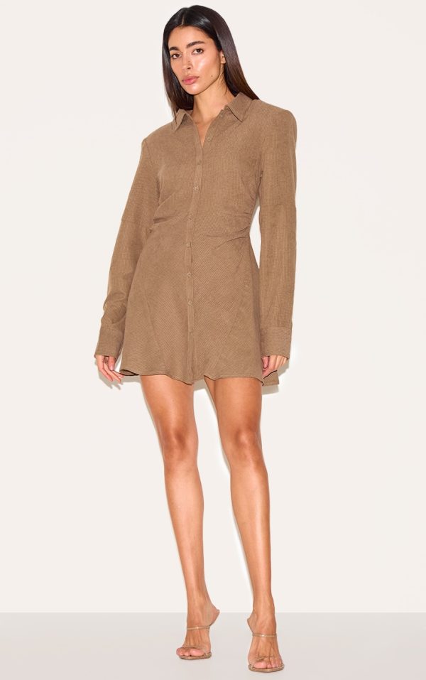 69202c1756b1f4d9408b73ae0b5e6c855d41d5d4_CNM0223_3_mushroom_structured_ruched_detail_long_sleeve_shirt_dress