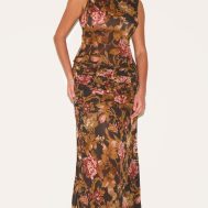 6a345a8b288f1501f8c2de9c4d995100aec2331e_CNM4474_1_plus_black_floral_printed_chiffon_ruched_detail_maxi_skirt