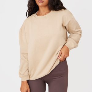 Sand Oversized Fit Sweatshirt