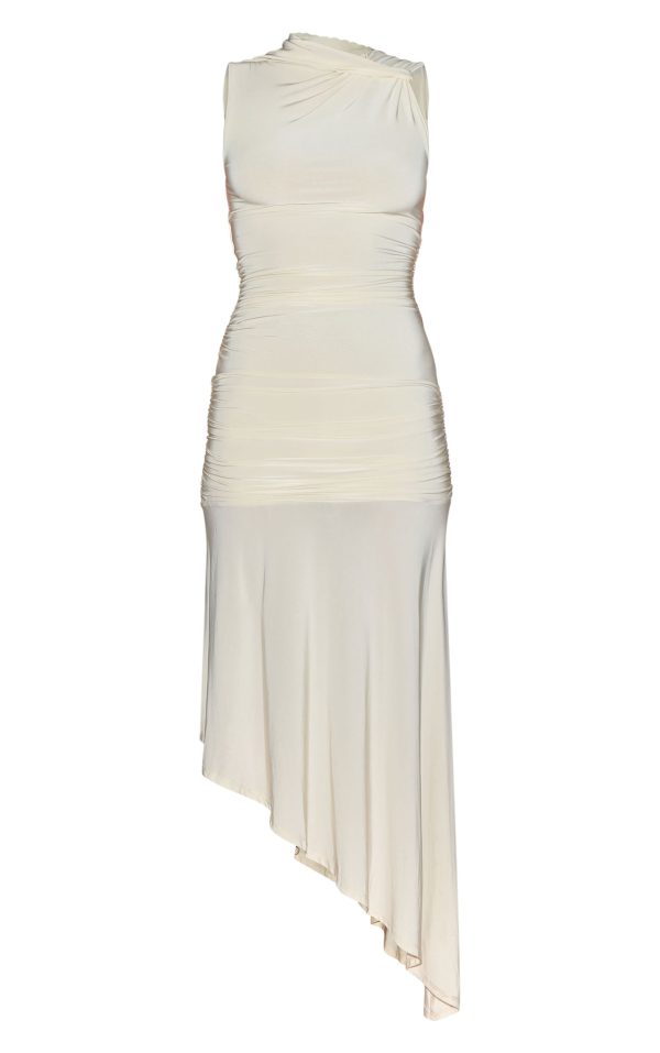 6a7571372291f44530b3b9e643570db024771658_CNL9977_5_cream_double_layer_slinky_asymmetrical_ruched_midaxi_dress