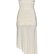 6a7571372291f44530b3b9e643570db024771658_CNL9977_5_cream_double_layer_slinky_asymmetrical_ruched_midaxi_dress