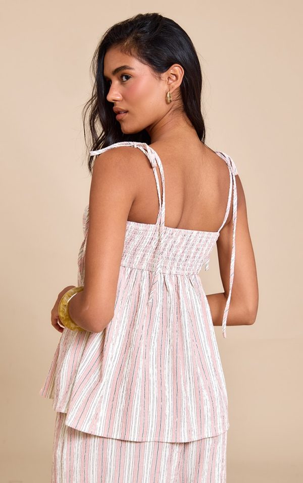 6a85c87821b6dc063652c82c23e11b750196c09a_CNM1914_2_pink_woven_textured_striped_floaty_top