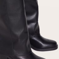 6b8c25965b98c5dd0ee9b50025ad2c7a838be023_CNL1603_4_black_pu_round_toe_fold_over_low_block_heel_boots