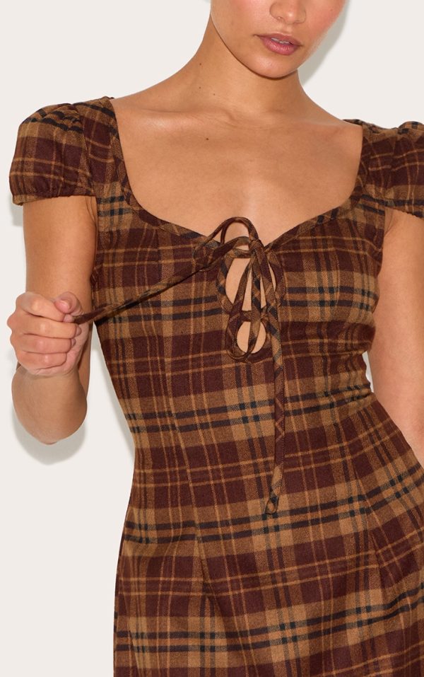 6bc728f5dbe85498f951dd1bc44fbfd913dadd84_CNM3452_4_petite_brown_checked_front_tie_mini_dress