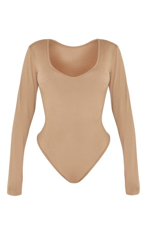 6c44151c3bbdb602c6391e1f002380d667e565d0_CNL9380_5_shape_dark_olive_sculpted_v_neck_long_sleeve_bodysuit