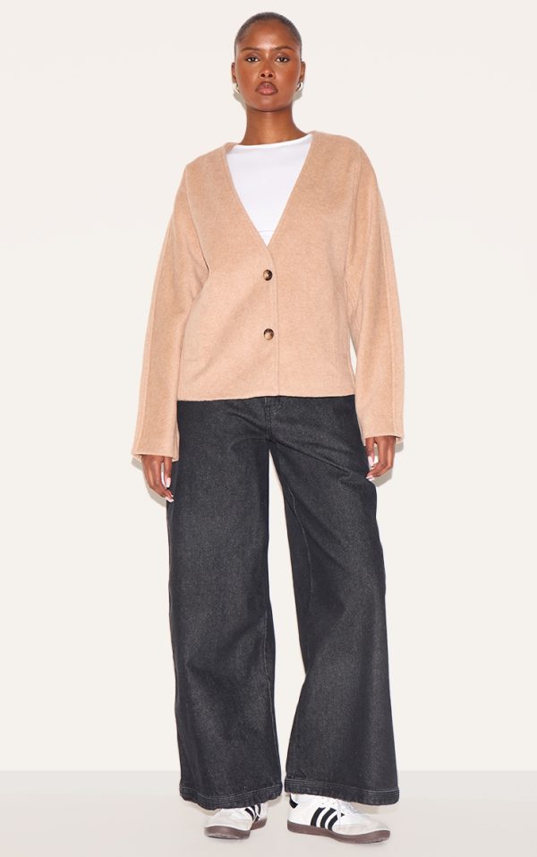 6c8168e2629f0bb9a1a332de815c3cd25a22ccdf_CNM1430_3_mocha_wool_look_button_up_v_neck_jacket